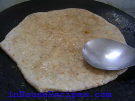 Mooli Parantha- spread oil